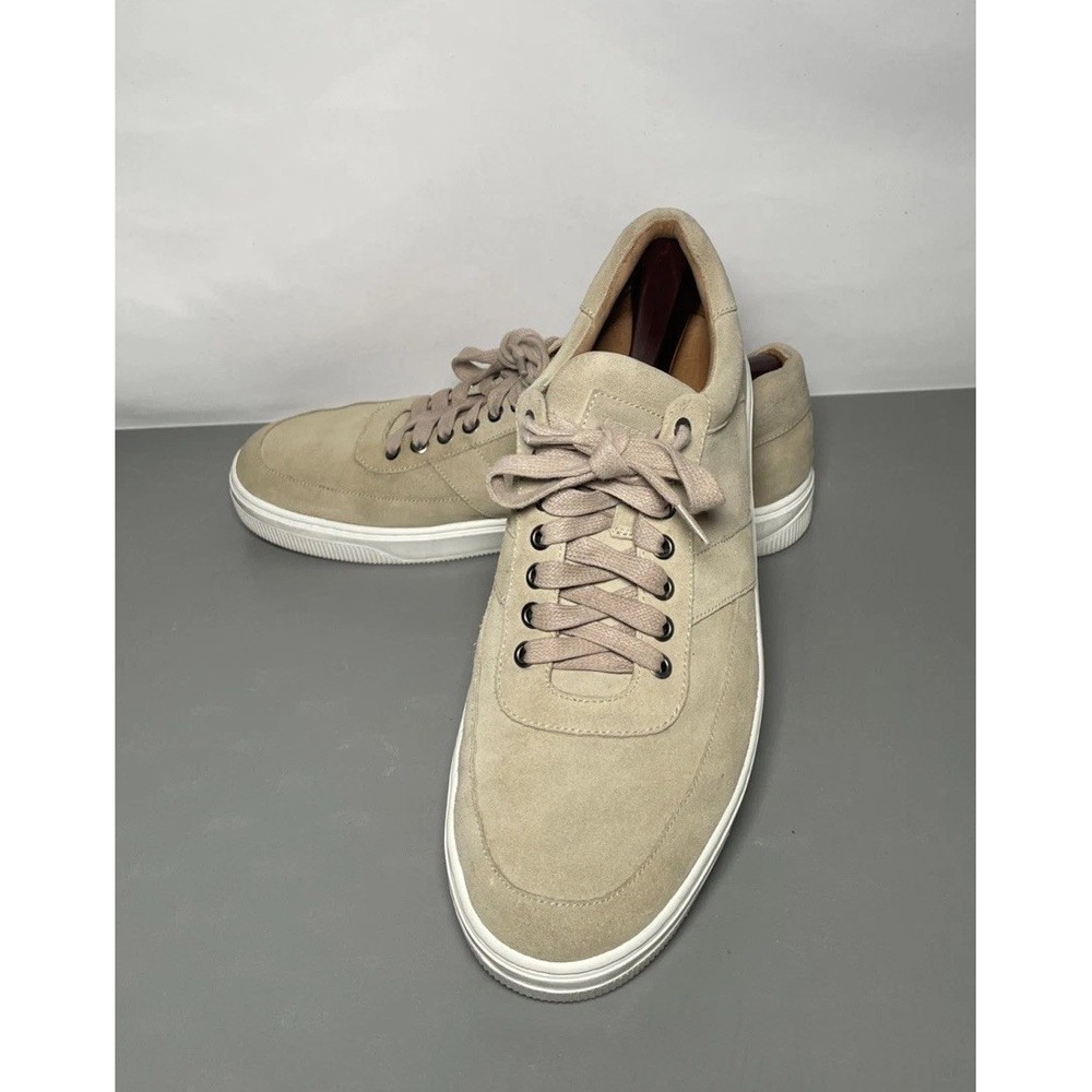 Peter Millar Vantage Men's Size 13M Beige Lite Suede Sneakers